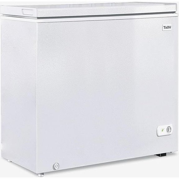 TABU 10 Cu Ft Chest Freezer with Adjustable Temperature