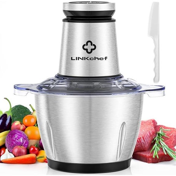 LINKChef 10-Cup Food Processor & Meat Grinder