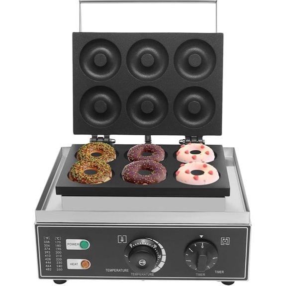110V Commercial Donut & Waffle Maker Machine