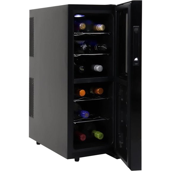 Koolatron 12 Bottle Wine Cooler with Dual Zones