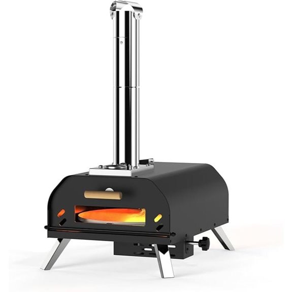 12-inch Outdoor Portable Wood Pellet Pizza Oven