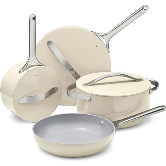 Caraway 12-Piece Non-Stick Ceramic Cookware Set