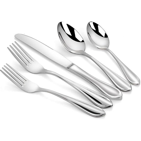 Heavy Duty Silverware Set for 12 Stainless Steel