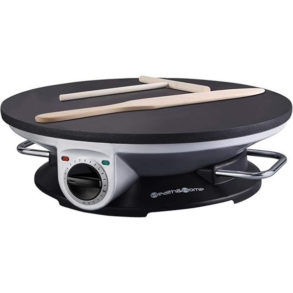 No Edge Crepe Maker 13-Inch Electric Griddle