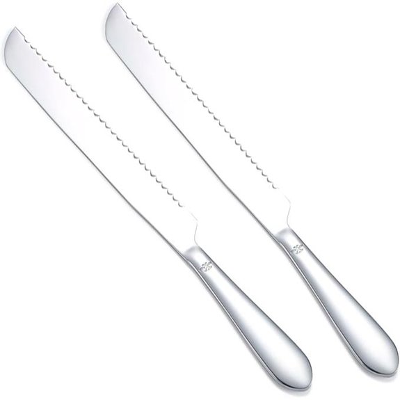 Serrated Bread Knives 13 Inches 2-Pack