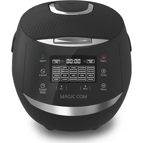 MAGiC COM 15-in-1 Digital Rice Cooker with Steamer