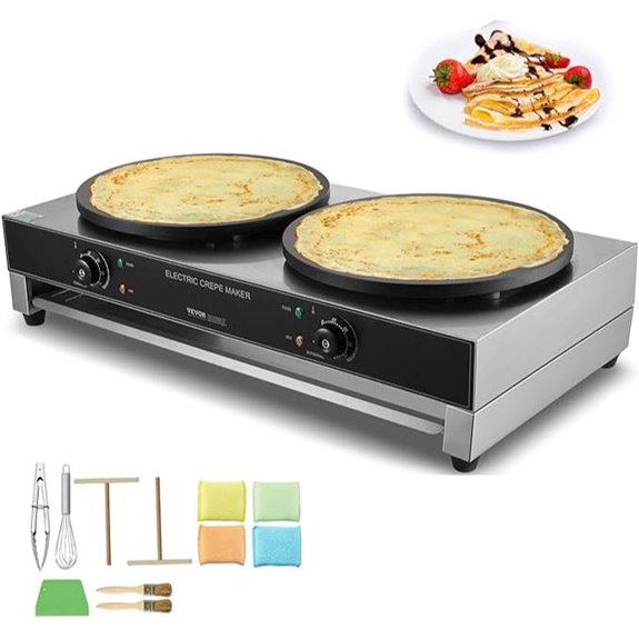 VEVOR 16-Inch Double Head Electric Crepe Maker