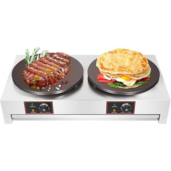 16-inch Electric Crepe Maker with Temperature Control