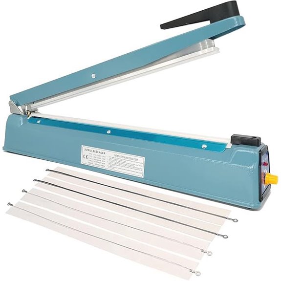 Impulse Sealer 16 inch Heat Sealer for Plastic Bags