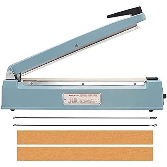 16-inch Manual Impulse Bag Sealer with Replacement Kit