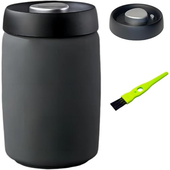 16oz Airtight Stainless Steel Coffee Canister