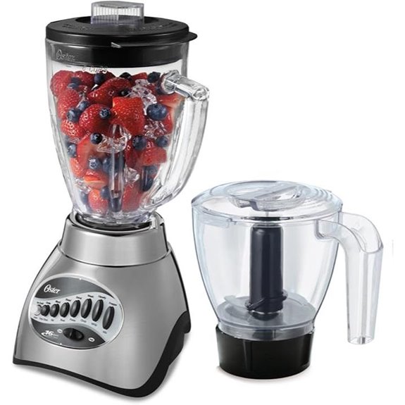 Oster Classic 16-Speed Blender with Food Chopper