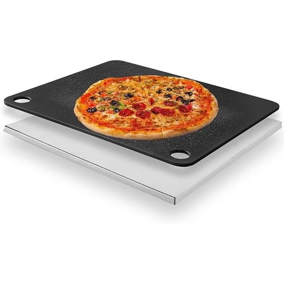 Duvecfoi 16x13.4” Pizza Steel for Baking & Grilling