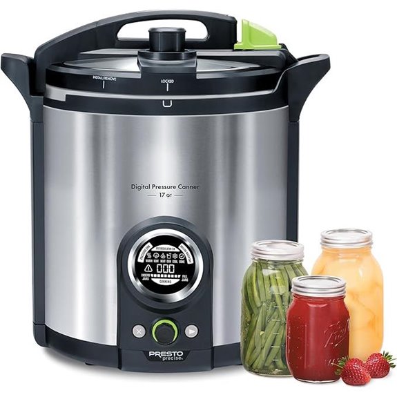 Presto 17-Quart Digital Pressure Canner with Safety