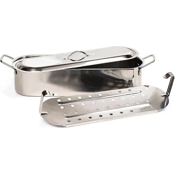 RSVP Fish Poaching Set 20 Inch Stainless Steel