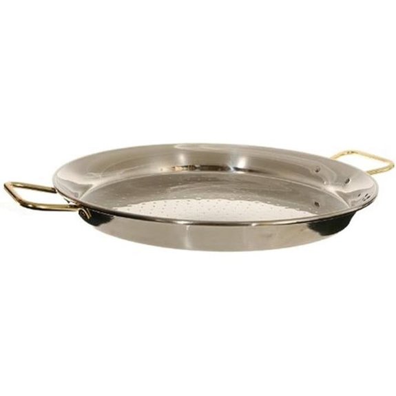 Garcima 20-Inch Stainless Steel Paella Pan 50cm