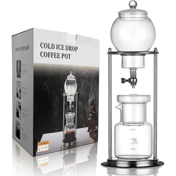 Cold Drip Coffee Maker 20 oz Cold Brew Tower