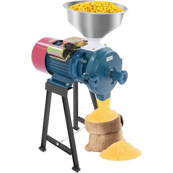 Electric Grain Mill Grinder with Funnel 2200W