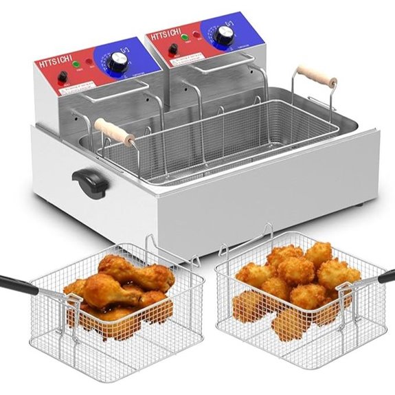 Commercial 22L Electric Deep Fryer with Basket