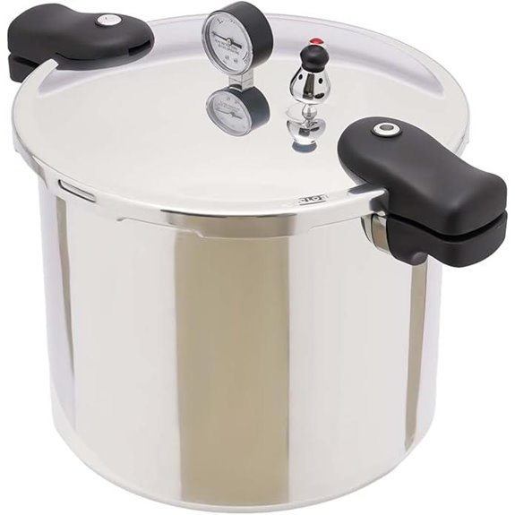 23 Quart Aluminum Pressure Cooker with Gauge