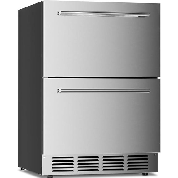 Antarctic Star 24-inch Beverage Refrigerator with Drawers