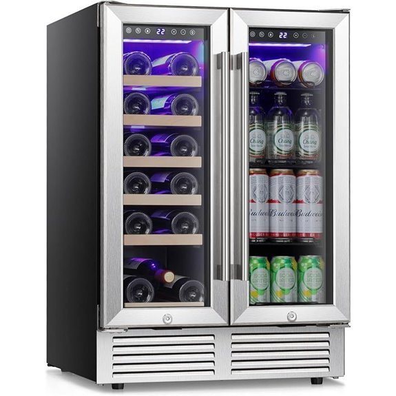 Antarctic Star 24-Inch Dual Zone Wine & Beverage Cooler