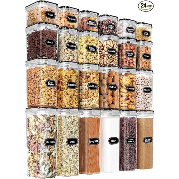 Praki Airtight Food Storage Containers Set (24 pcs)