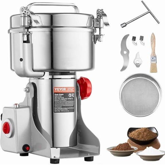 VEVOR 2500g Electric Grain Mill Grinder