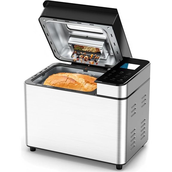 MERIOR 25-in-1 Bread Maker with Visible Lid