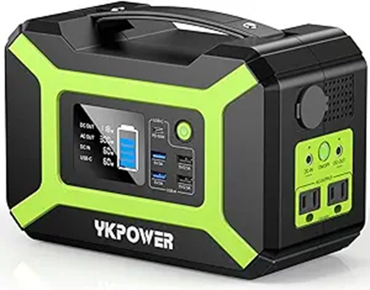 YKPOWER 296Wh Portable Solar Power Station