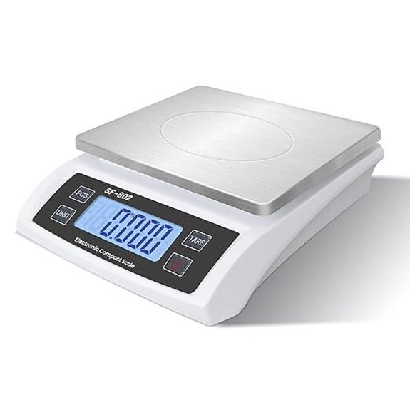Digital Kitchen Scale 30kg/66lb with LCD Display