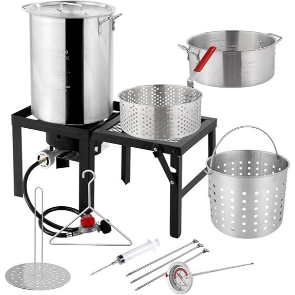 ROVSUN 30QT Turkey & Fish Fryer with Accessories