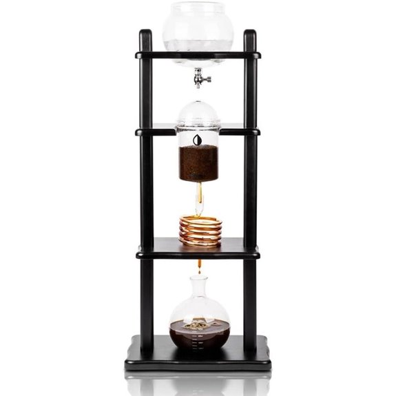 Cold Drip Coffee Maker 32 oz Black