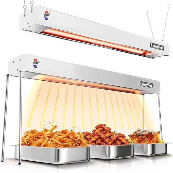 WantJoin 36-Inch Commercial Food Warmer Heat Lamp