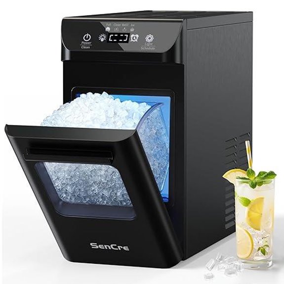 Nugget Ice Maker 44lbs/Day with Self-Cleaning