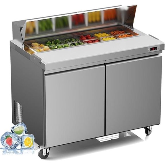 48 Commercial Salad Prep Table Refrigerator