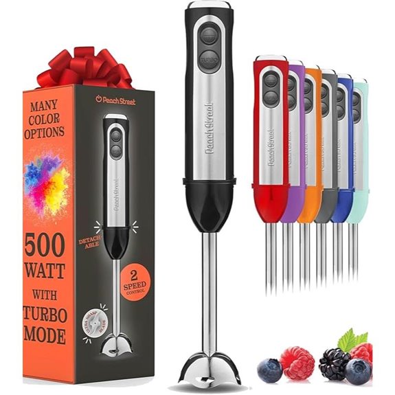 500w turbo hand blender