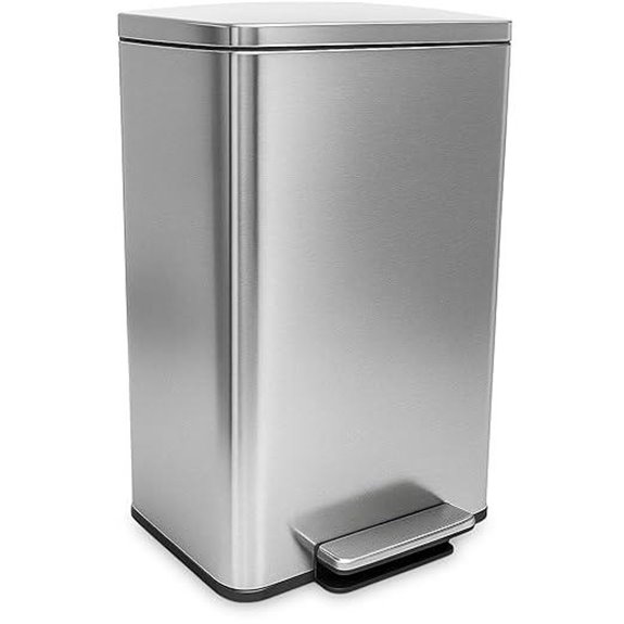 SIMPLI-MAGIC 50L Stainless Steel Soft-Close Trash Can