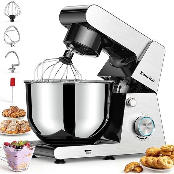 Stand Mixer Body with 6.5QT Bowl and Attachments