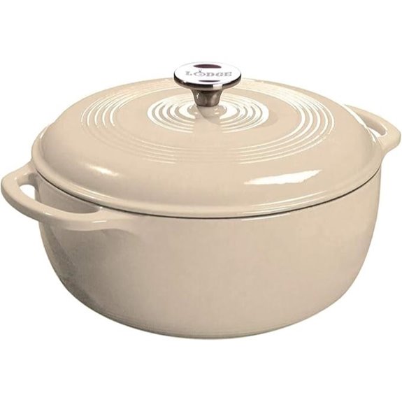 Lodge 7.5 Qt Enameled Cast Iron Dutch Oven