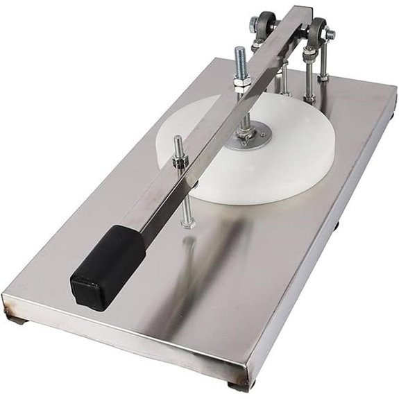 7.9-Inch Stainless Steel Pizza Dough Press