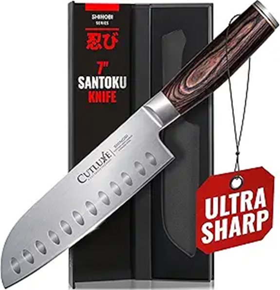 Santoku Knife 7 Inch Japanese Meat & Veggie Blade