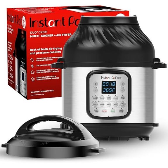 Instant Pot Duo Crisp 8QT Air Fryer & Pressure Cooker