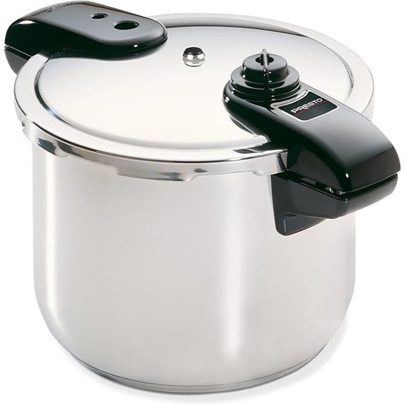 Presto 01370 8-Quart Stainless Steel Pressure Cooker
