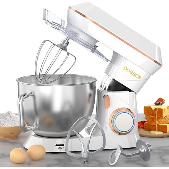 DOBBOR 9.5QT Electric Stand Mixer with Accessories