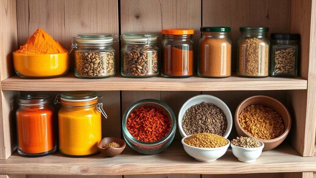 accessible grocery store spices