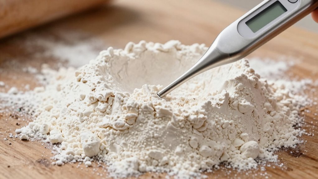 accurate flour temperature measurement