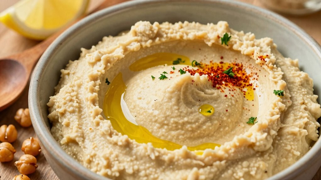 achieve creamy hummus without equipment
