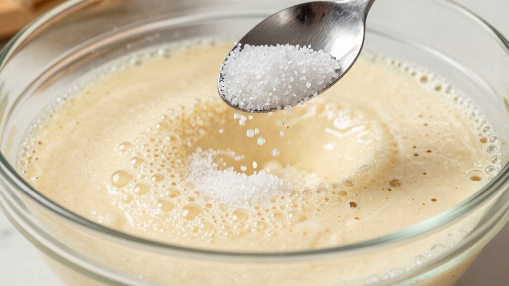 add salt at proper stage