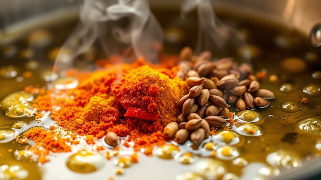 add spices at proper time